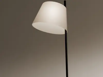 Floor Lamp Low-poly 3D model 3