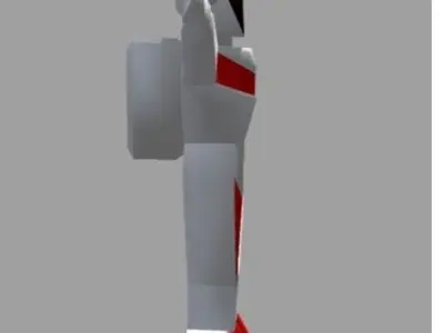 Low Poly Astronaut Soldier Low-poly 3D model