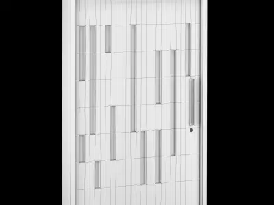 Exterior Large Doors 3D model shop