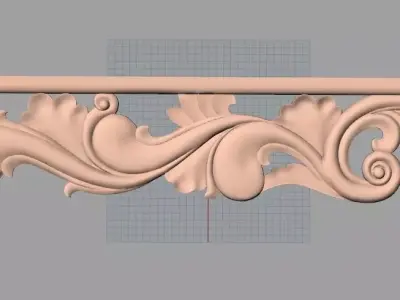 Artcam Aspire 3D relief models STL Files used for CNC E627 3D model