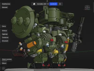 Ironside mech 3D model