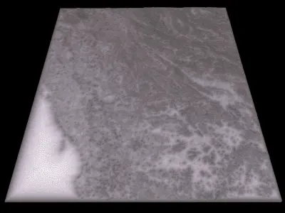 NEOM city topography Saudi Arabia - tile n25 e37 3D model