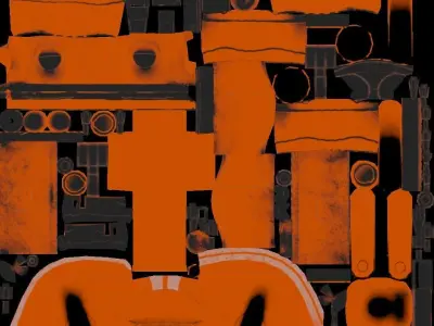  K-VRC Lowpoly 3D Model - Love Death and Robots Low-poly 3D model