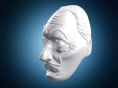 Dali Mask 3D Model 3D print model