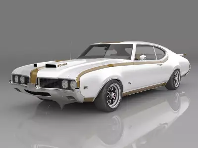 1969 Oldsmobile Hurst-Olds 442 3D model
