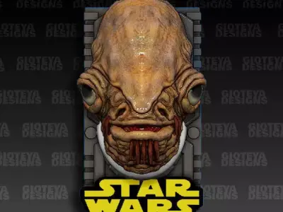 Star Wars Admiral Ackbar 3D model