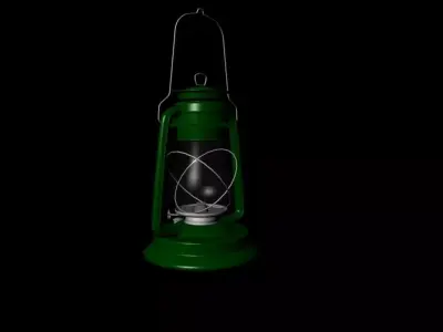 Nurbs Model  Lamp Low-poly 3D model