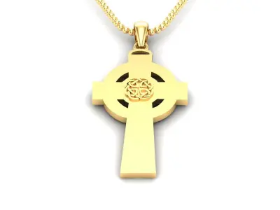 Light Gold Cross New Design  CP 15 3D print model