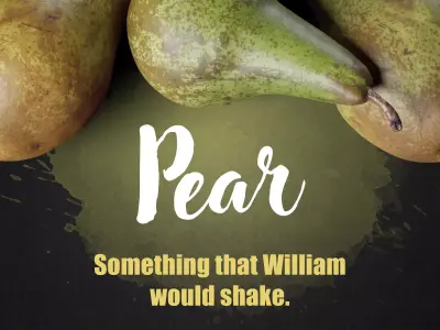 Pear 3 photoscans Low-poly 3D model