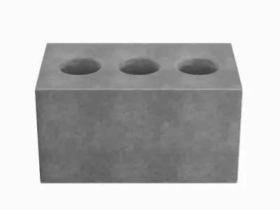 Concrete Brick 04 Low-poly 3D model