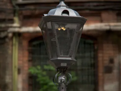 Victorian Ornate Lamp Post 3D model
