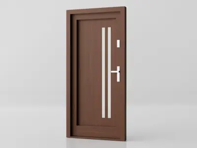 Outdoors doors for architecture and Studio Scene 3D model