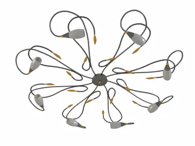 Chandelier eglo gerbera 3D model