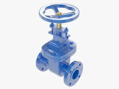 Gate Valve 3D model