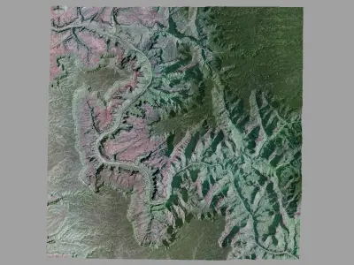 Grand Canyon 3D model