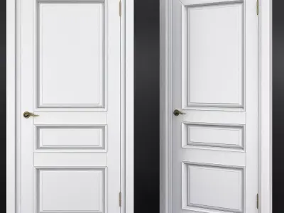 Interior Doors Premium low poly 3d model Low-poly 3D model