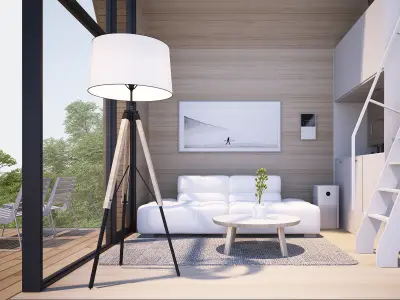 AN27 Tiny House  Architecture PDF and DWG Files 3D model