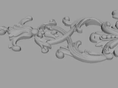 door High quality 3d models for processing on a cnc machine 3D model