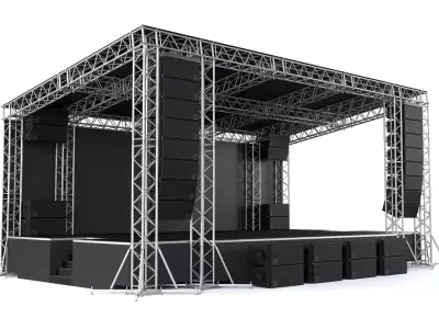 Concert Stage 07 3D model
