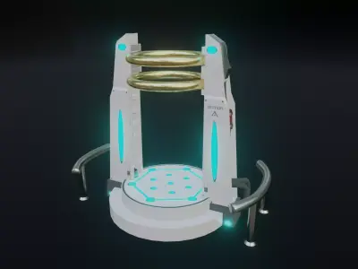 Portal Gate Low-poly 3D model