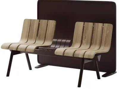 Ethimo Ace Bench by Patrick Norguet 3D model