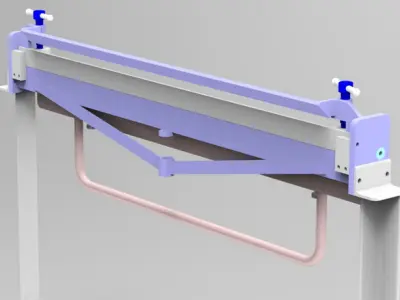 Sheet Metal Folding 1000 Light 3D model