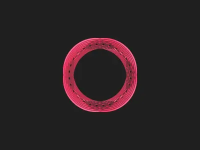 Circular Disc Lampshade 3D print model