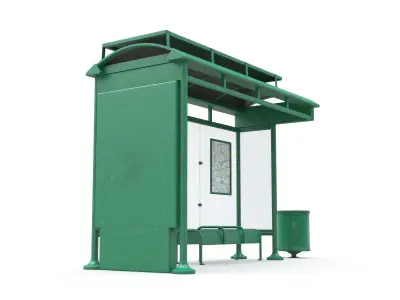 Bus Stop 04 3D model
