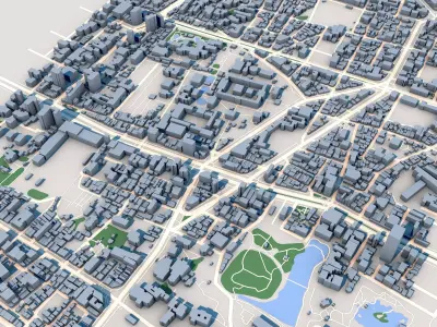 Shitennoji Temple Osaka Japan 3D model