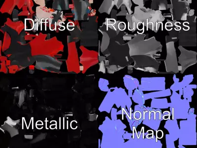 Vampire Character with Red Cape Model Pack Low-poly 3D model