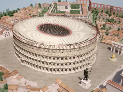 Roman Colosseum High detailed 