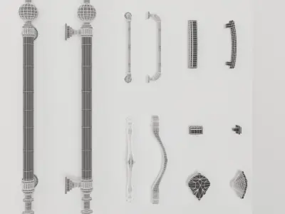 Cabin Handle 3D model