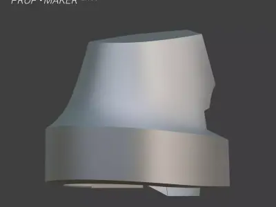 DIY Transformers G1 Megatron Helmet EVA Foam Template 3D model