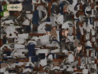 Forest Knight Plate Armor 3D Model Ranger Hero Suit Low-poly 3D model