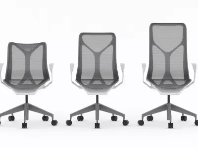 Herman Miller Cosm Chair Set 3D model