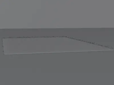 carpet floor mat Low-poly 3D model