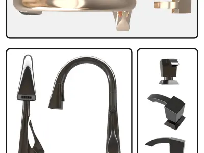 Venturi  Pfister Valves-02 3D model