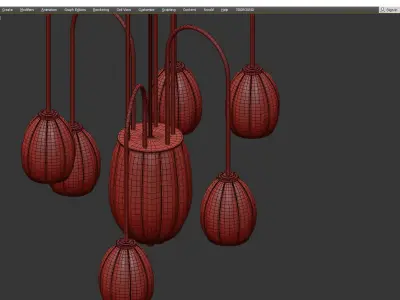 SALICE CHANDELIER Low-poly 3D model