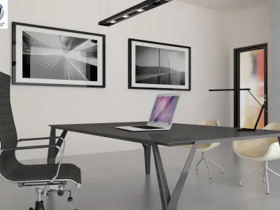 the boss office 3D model