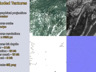 Dazhou China City Landscape 3D Model 3D model