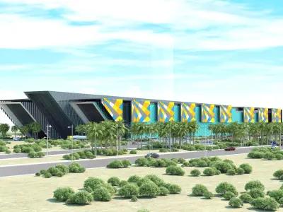 Shopping mall 3D model