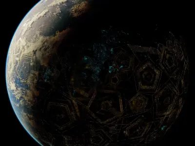 Planet Asgard 12K 3D model