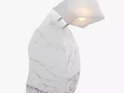 Flood Series Table Lamp PBR 3D model