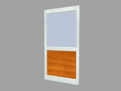 Office Door Low-poly 3D model