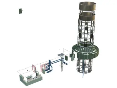 underground missile 3D model