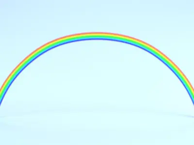 -Cartoon Rainbow- 3D model
