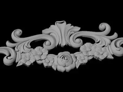 dekor ornament 3D model 50
