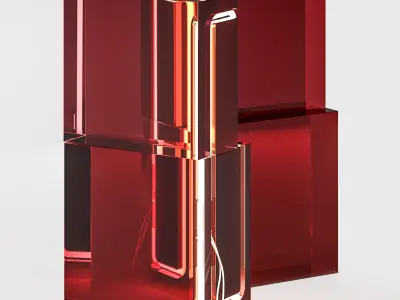 Table lamp Totem 3D model