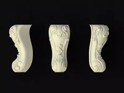 leg for furniture 3D model