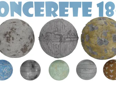 5000 PBR Materials Texture